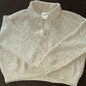 Abercrombie notch neck sweater